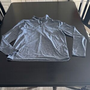 J. Crew Heathered Gray Performance Pullover